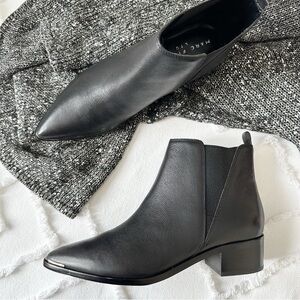 Marc Fisher Black Ankle pointed toe Boots